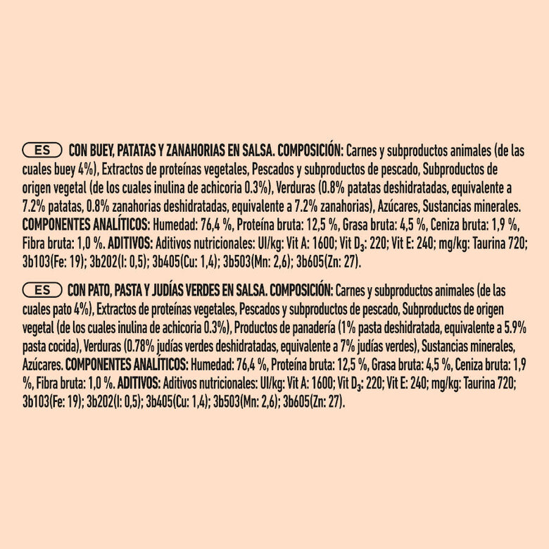 4 saquetas x 85 g One Mini Small Active Multipack Carne de Vaca e Pato com molho para cães ,  Imagem número 4 4 saquetas x 85 g One Mini Small Active Multipack Carne de Vaca e Pato com molho para cães , , large Imagem número 4